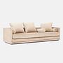  Kopenhaga Sofa 3-Sitzer Velour Beige 2