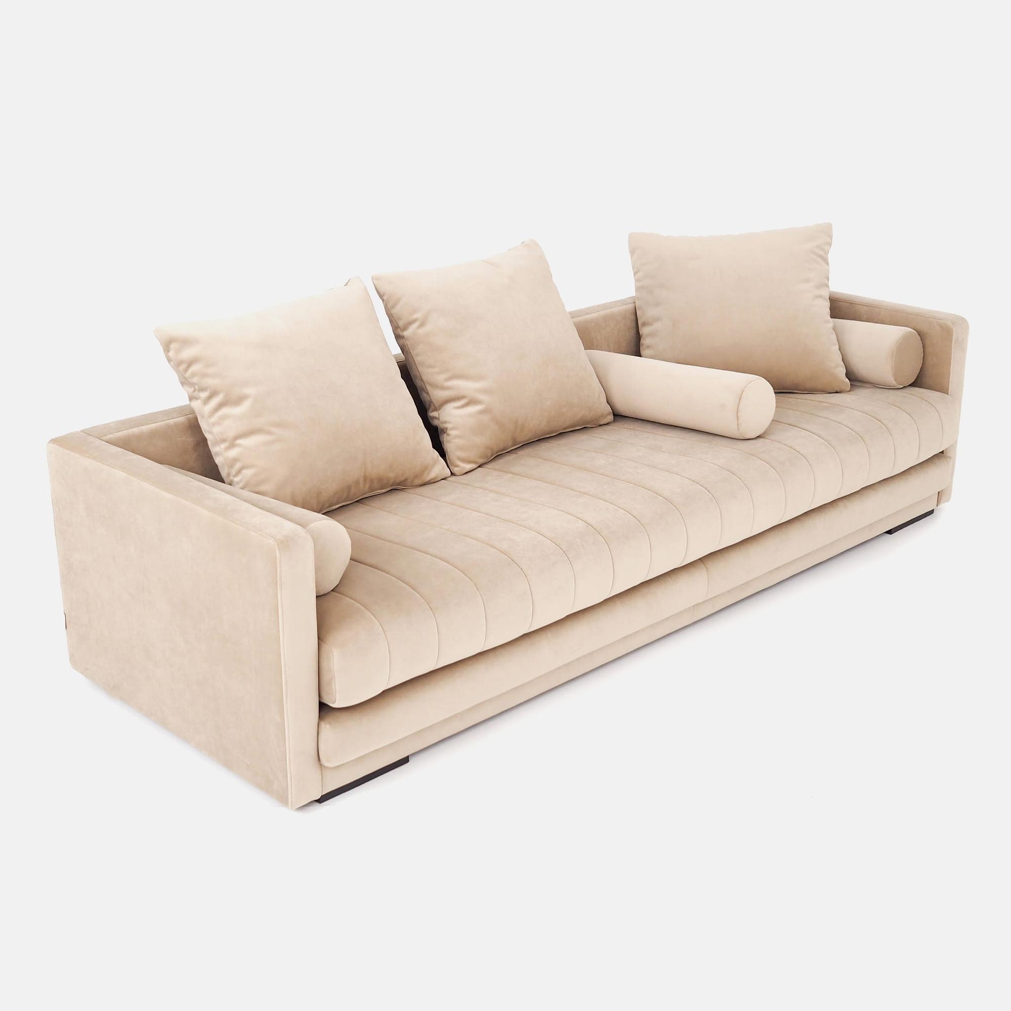  Kopenhaga Sofa 3-Sitzer Velour Beige 3