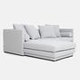 Malmo corner sofa 3-seater dove grey 5
