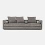 Kopenhaga Sofa 3-Sitzer Grau 1