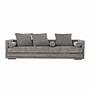 Kopenhaga Sofa 3-Sitzer Grau 0