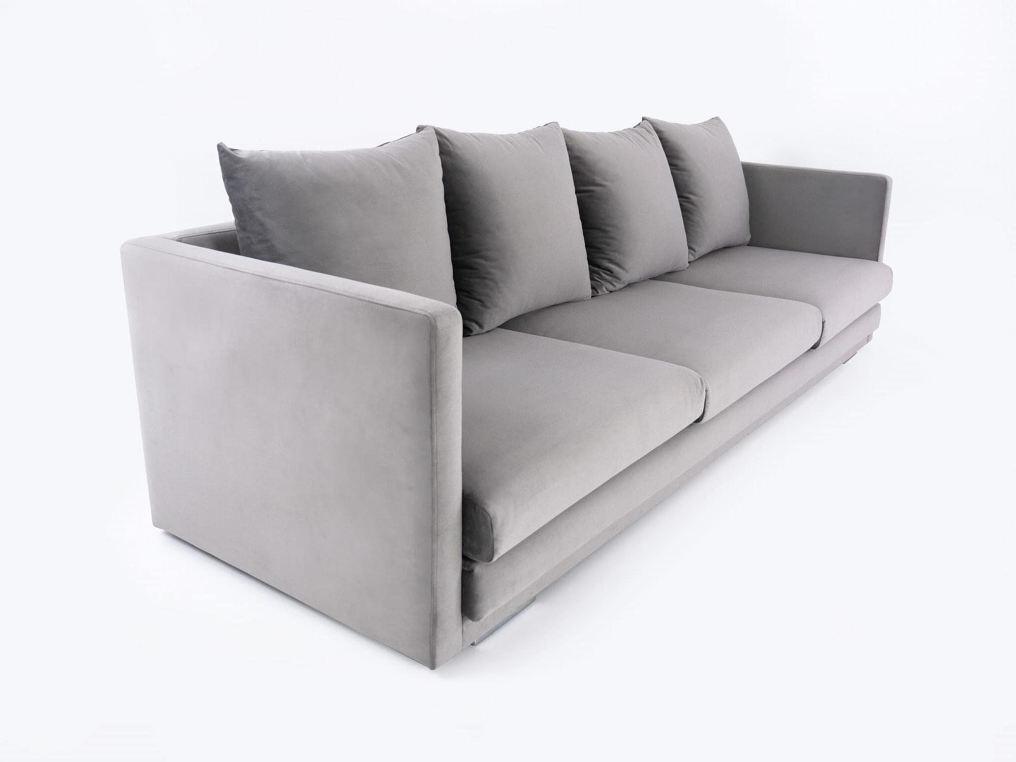 Malmo Sofa 3-Seater Grey 5