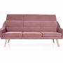 Mandal Sofa 3-Sitzer Pink 0