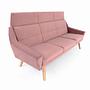 Mandal Sofa 3-seater Pink 4