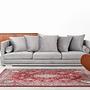 Malmo Sofa 3-Sitzer Grau 1
