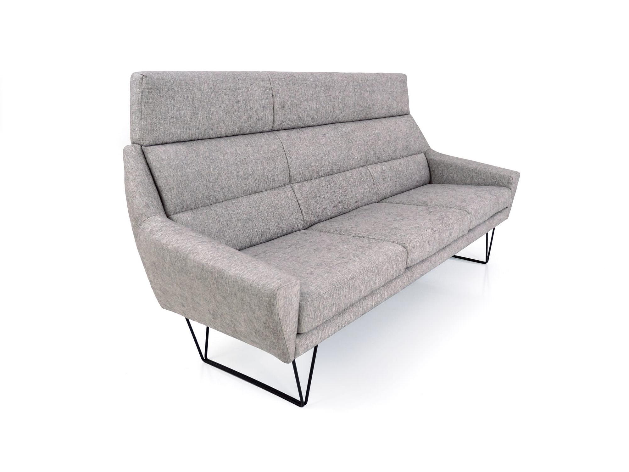 Mandal Sofa 3-Seater Grey 4