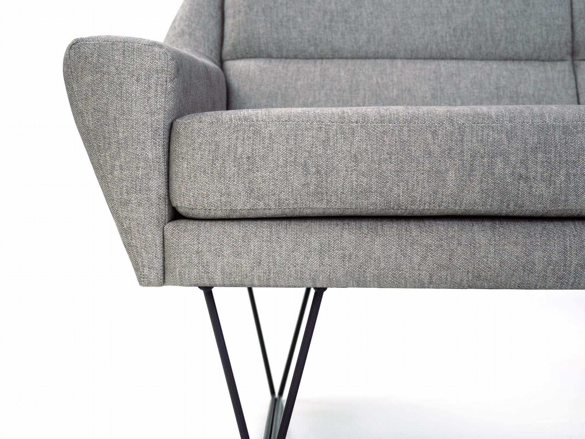 Mandal Sofa 3-Seater Grey 6