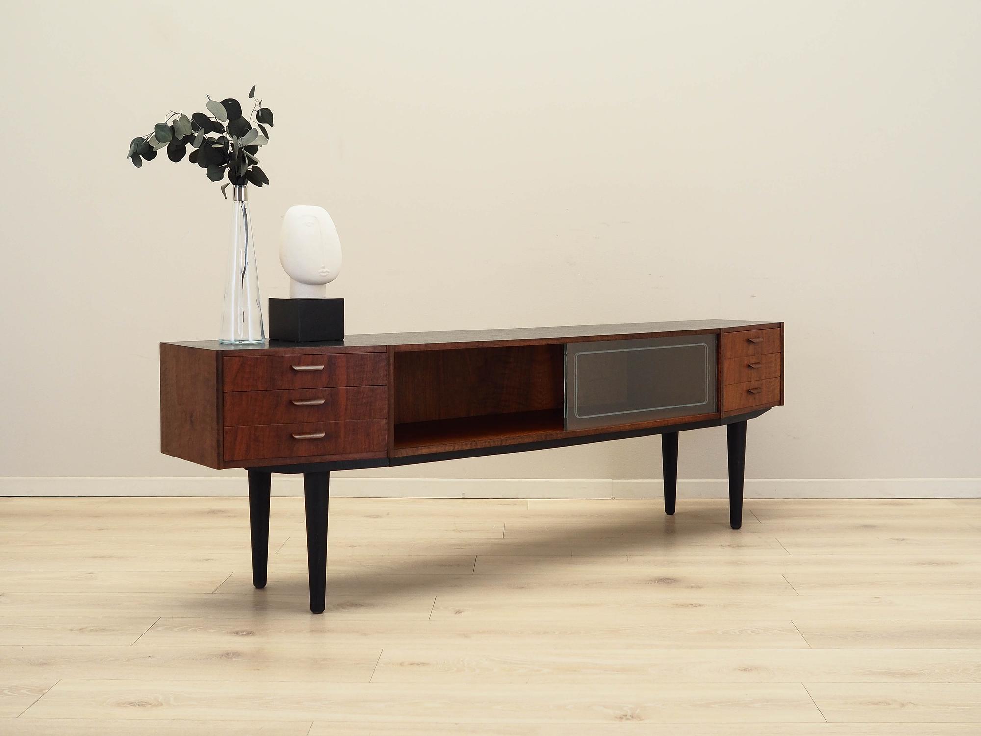 Lowboard Walnuss Braun 1960er Jahre 4