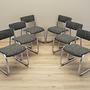 6x Chair Set Wood Brown 1980s 2