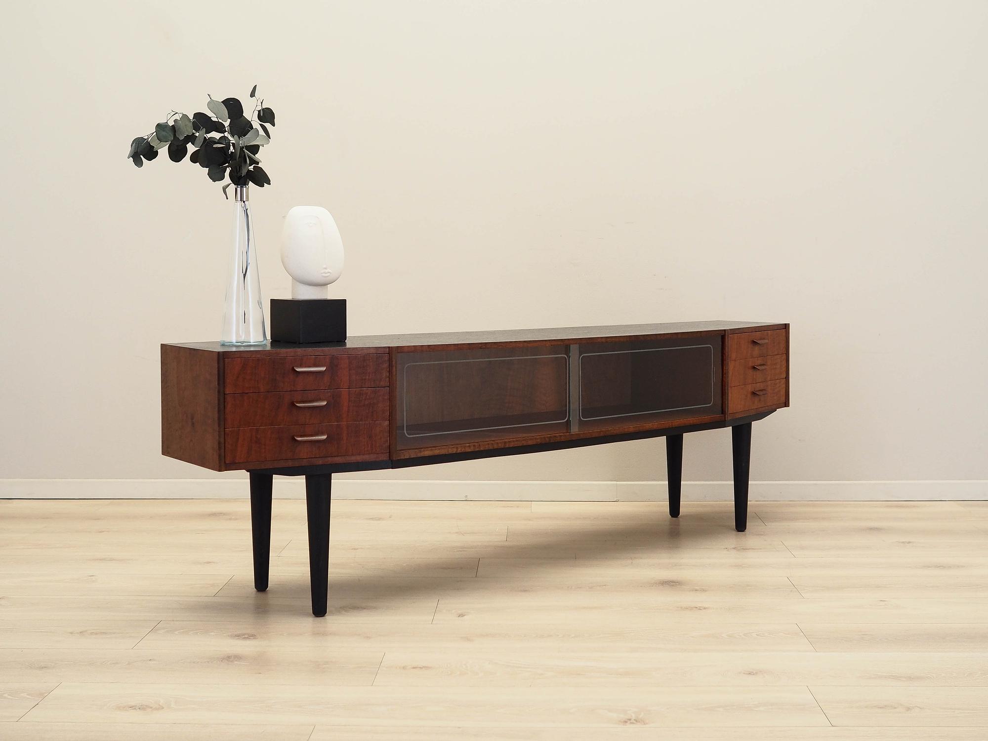 Lowboard Walnut Brown 1960s 3
