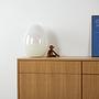 A table lamp glass 1970s 3