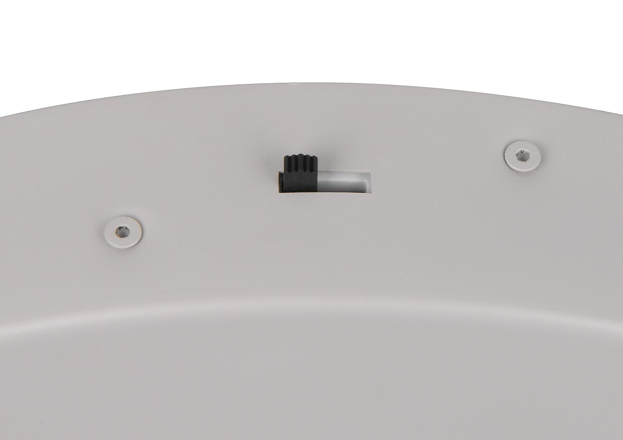Keaton 3-Light LED Pendant Lamp Round Polycarbonate Gray 4