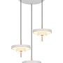 Keaton 3-Light LED Pendant Lamp Round Polycarbonate Gray 2