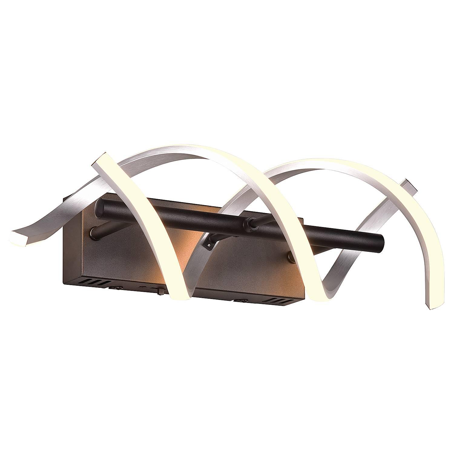 Sequence LED wall light 1-light silicone aluminum silver 0