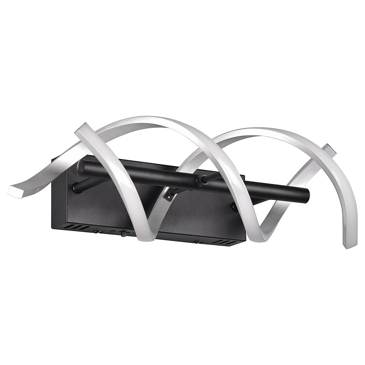 Sequence LED-Wandleuchte 1-flammig Silikon Aluminium Silber 4