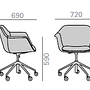 Gala SO0723 Swivel Armchair Green 2