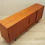 Teak sideboard brown 1970s 7