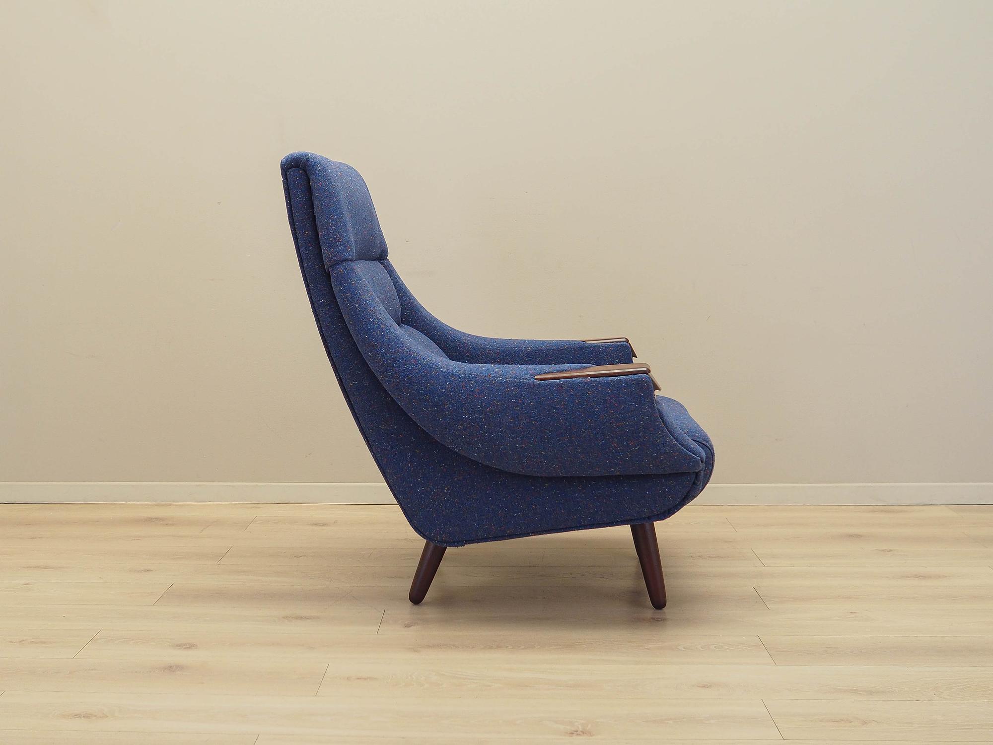 Lounge Chair Blue 1960s 7