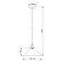 1-Flammig Provence Pendelleuchte Stahl Messing 4