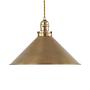 1-Flammig Provence Pendelleuchte Stahl Messing 0
