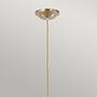 1-Flammig Provence Pendelleuchte Stahl Messing 2