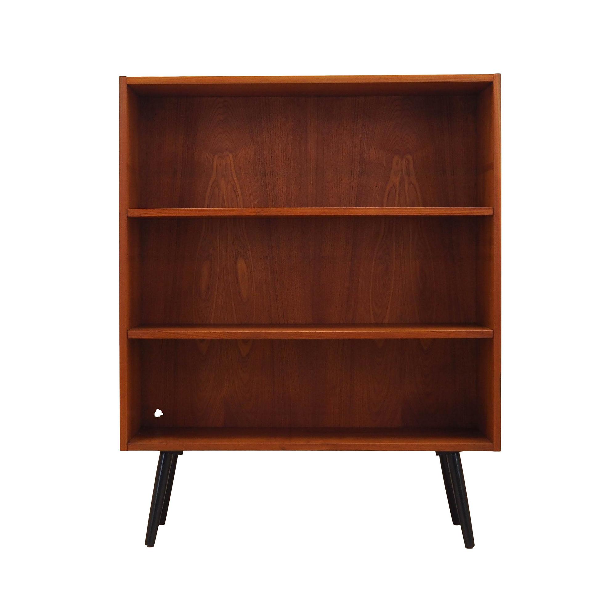 Libreria in teak marrone anni '70 0