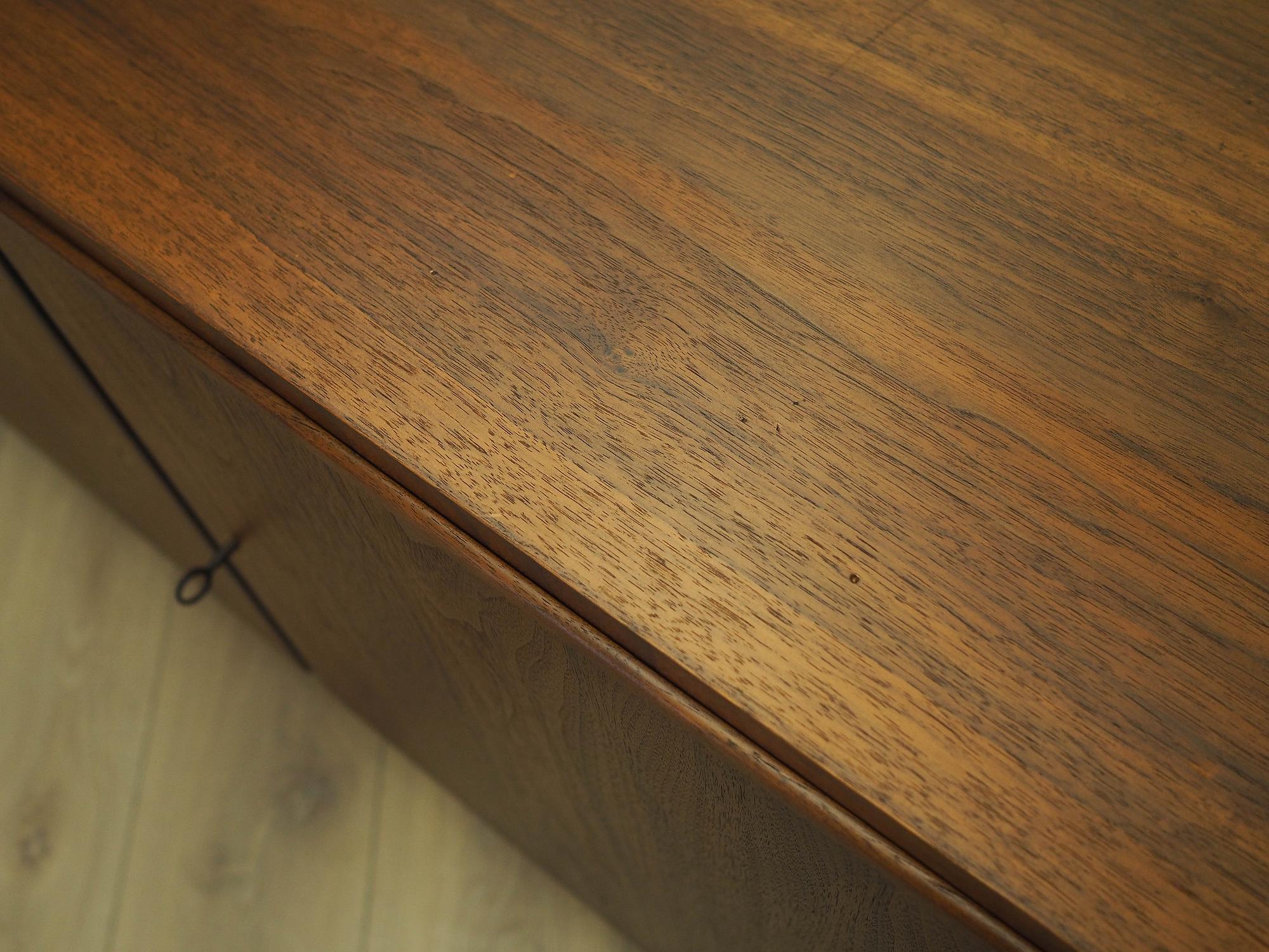 Walnut cabinet Brown 1970s 9