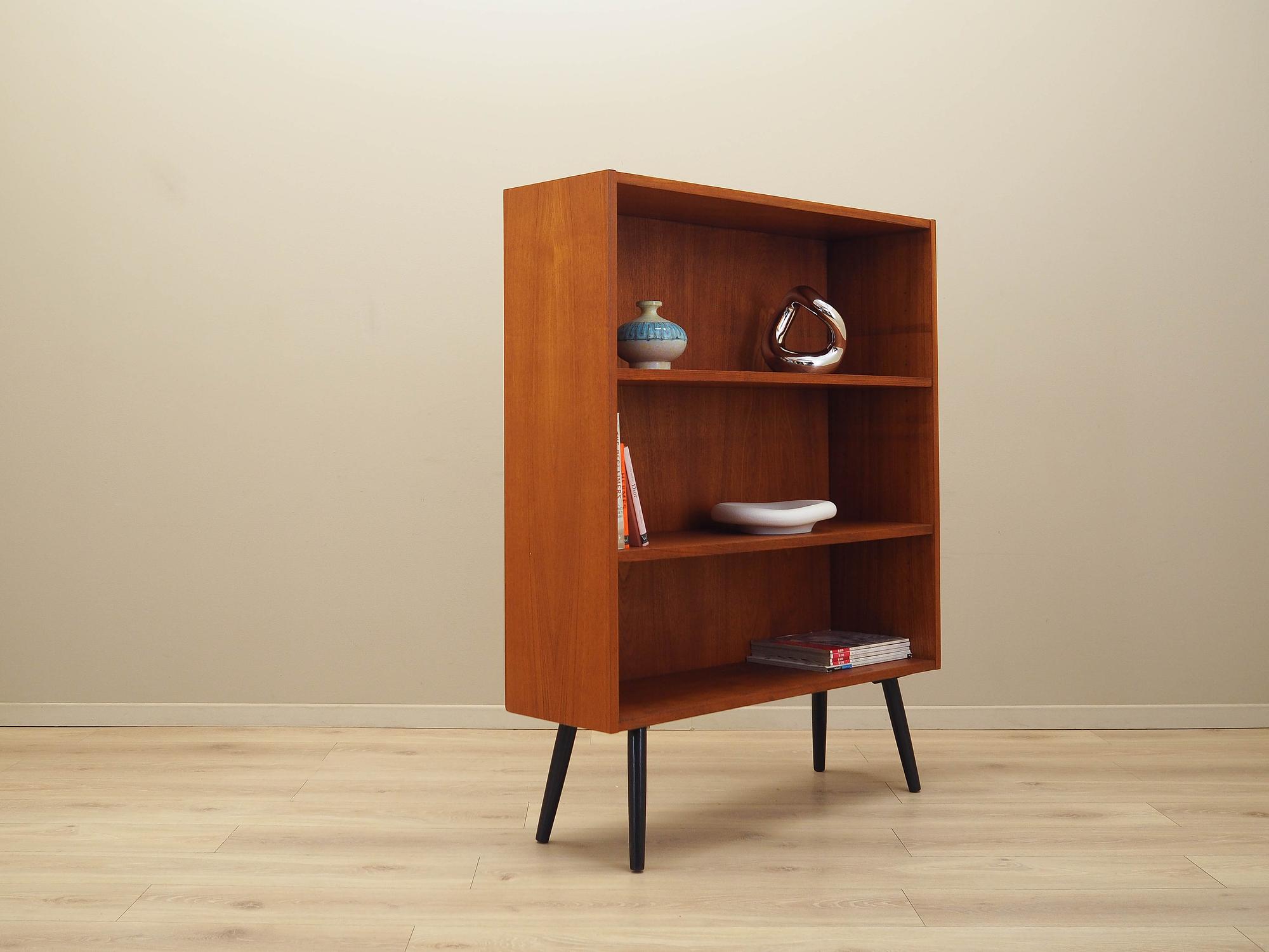 Teak bookshelf Brown 1970s 3