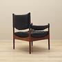 Modus Sessel Holz Leder Schwarz 1960er Jahre 7