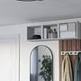 1-light Lungolago Type A LED ceiling light steel  3
