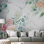 Non-woven wallpaper Flowery Marble Premium 2