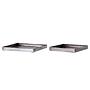 2x Serving Platter Cody Iron Silver 0