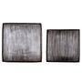 2x Serving Platter Cody Iron Silver 1