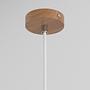 1-Light Menty Type B Pendant Light Opal Glass Iron 4