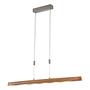 5-Burner Wood Ship LED Pendant Lamp Iron Oak Solid 3