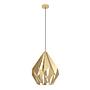1-Flammig Carlton Pendelleuchte Stahl Gold Ø39cm 3
