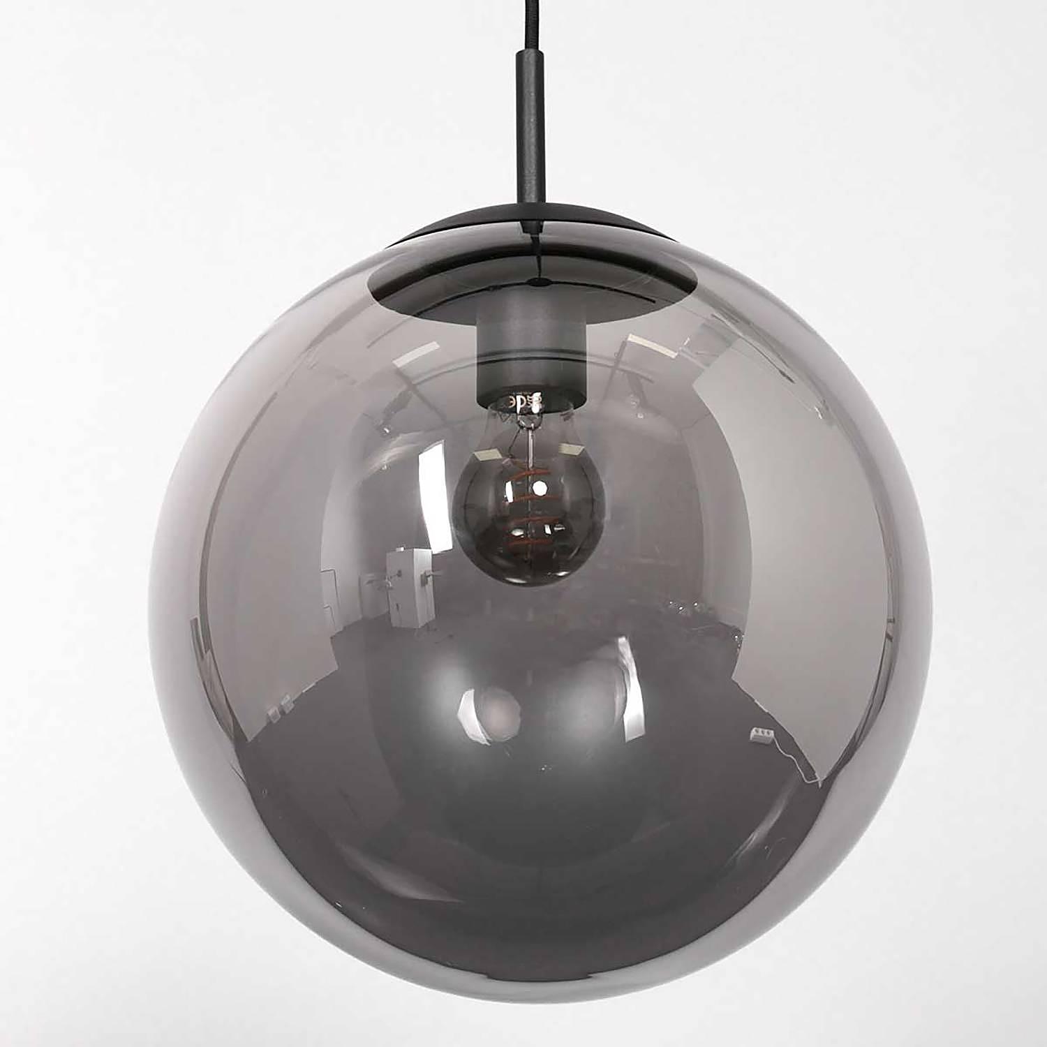 1-Flame Bollique Pendant Lamp Aluminum Black 4