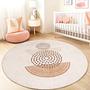 Circular pattern children's rug Multicolor Ø180cm 0