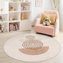 Circular pattern children's rug Multicolor Ø180cm 1