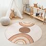Boho-Rainbow Kids Rug Multicoloured Ø180cm 0