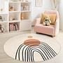 Boho-Bow Children's Rug Multicolored Ø150cm 2