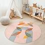 Rainbow Children's Rug Multicolored Ø180cm 3