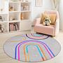Regenbogen Kinderteppich Mehrfarbig Ø150cm 2