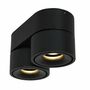 LED Deckenleuchte 2-flammig Eisen Schwarz 3