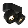 LED Ceiling Light 2-light Iron Black 4