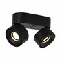 LED Ceiling Light 2-light Iron Black 2