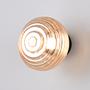 1-Light Earl LED Wall Lamp Colored Glass Iron Orange 1