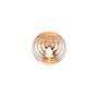 1-Light Earl LED Wall Lamp Colored Glass Iron Orange 4