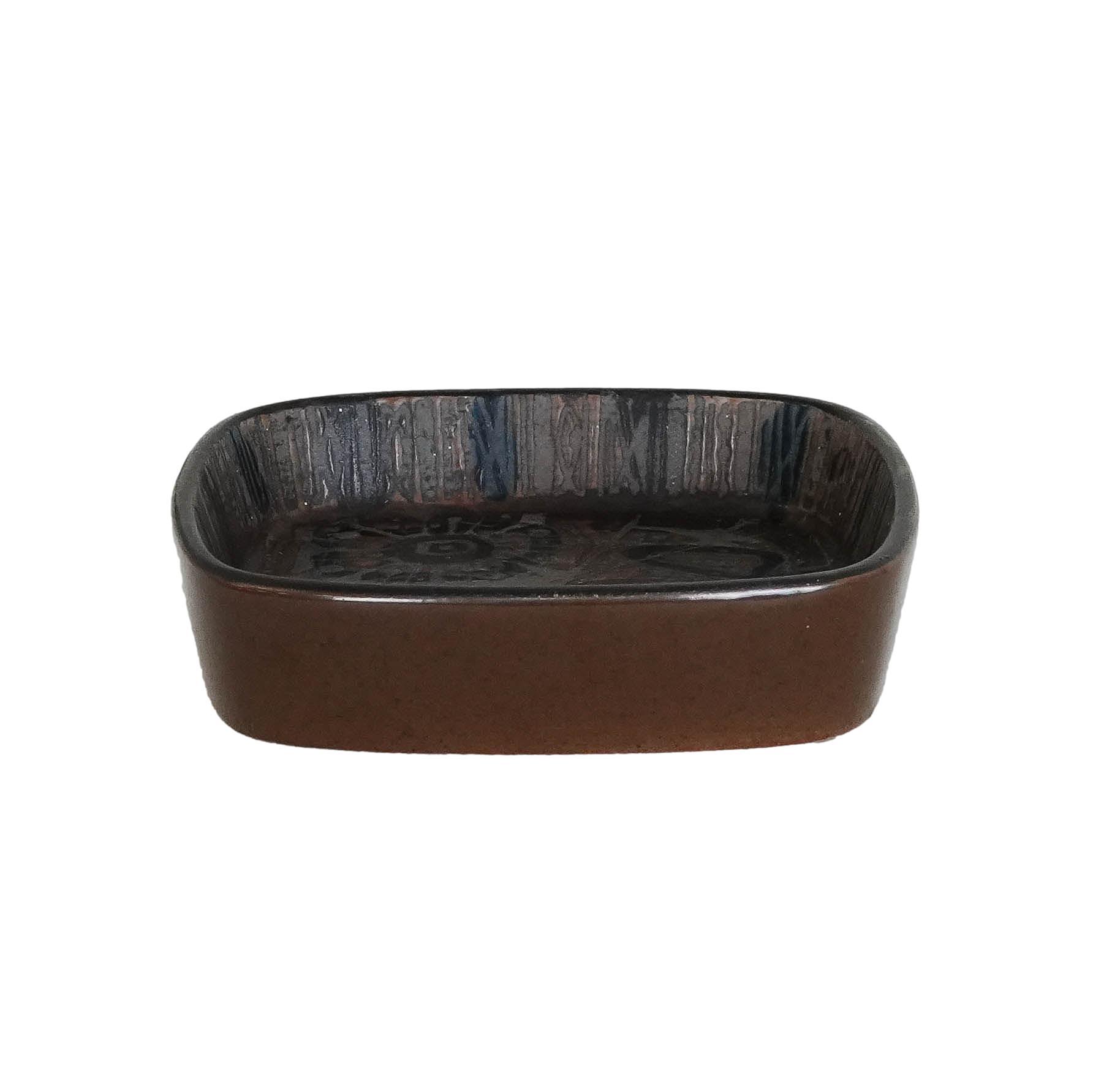 Read Ceramic bowl Brown 1970s 0