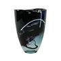 Glass vase Blue 1980s 0